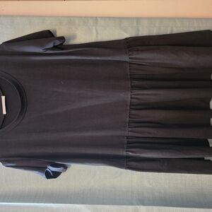Black Short Sleeve Boutique Top